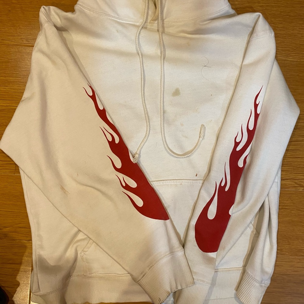 Brandy Melville Flame Hoodie
